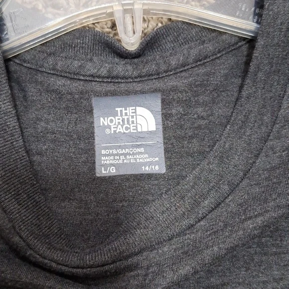The North Face t shirt - M - dark gray / green logo - Picture 3 of 5